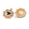 Alloy Enamel Pendants FIND-K030-17B-G-2