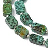 Natural African Turquoise(Jasper) Beads Strands G-C098-A04-01-4