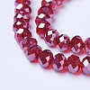 Electroplate Glass Beads Strands EGLA-A034-T10mm-A06-3