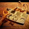 Wooden Shot Glasses Serving Tray WOOD-WH0030-40-3