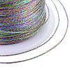 Polyester Braided Metallic Thread X-OCOR-I007-B-15-3