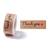 Rectangle Thank You Theme Paper Stickers DIY-B041-33C-1