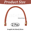 2Pcs PU Imitation Leather Bag Handles DIY-CL0001-62B-2