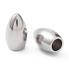 Non-Tarnish 201 Stainless Steel Cord End STAS-P327-03P-1