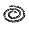 Spray Painted CCB Plastic Curb Chains & Cable Chains AJEW-JB01046-3