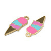 Summer Theme Alloy Enamel Pendants ENAM-B050-07G-01-3