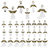 48Pcs 6 Styles Acrylic & Alloy Pendants PALLOY-PH01800-02-1