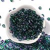3/0 Baking Paint Transparent Colours Glass Round Beads SEED-L011-13A-07-2