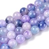 Dyed Natural White Jade Beads Strands G-T138-10mm-210-13-4