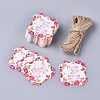 Floral Pattern Paper Gift Tags CDIS-K002-E01-1