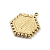 201 Stainless Steel Pendants STAS-R227-01J-G-2