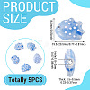 5Pcs Handmade Porcelain Beads PORC-TADJ0001-05A-3