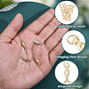 10Pcs Brass Pendants KK-BBC0025-86-6