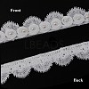 2.7~3 Yards Polyester Lace Trim SRIB-GF0001-30-5