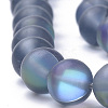 Synthetic Moonstone Beads Strands G-S283-01-10mm-3