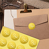 34 Sheets Self Adhesive Gold Foil Embossed Stickers DIY-WH0509-056-6