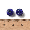 Grade A Rhinestone Pave Disco Ball Beads RB-Q101-9-2