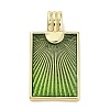 Real 18K Gold Plated Rack Plating Brass Enamel Pendants KK-M293-43G-03-1