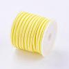 3x1.5mm Yellow Flat Faux Suede Cord X-LW-R003-38-4
