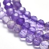 Natural Amethyst Beads Strands G-I289-01-3