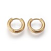 Ion Plating(IP) 304 Stainless Steel Huggie Hoop Earrings LS-EJEW-O087-06C-1