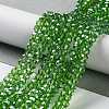 Electroplate Glass Bead Strands EGLA-R015-4mm-14-1