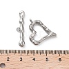 Non-Tarnish 304 Stainless Steel Toggle Clasps X-STAS-A092-08A-P-3