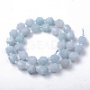 Natural Aquamarine Beads Strands G-R482-02-10mm-2