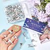 72Pcs 6 Styles Tibetan Style Alloy Pendants FIND-SC0009-69-3