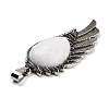 Natural White Jade Big Pendants G-G112-02AS-03-2