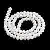 Opaque Solid Color Electroplate Glass Beads Strands LS-EGLA-A039-P4mm-B15-2