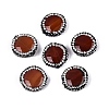 Natural Agate Rhinestone Beads G-Q487-03C-1
