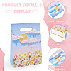 5Pcs 5 Styles Printed Paper Gift Tote Bags ABAG-TA0001-53-4