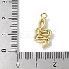 Brass Micro Pave Clear Cubic Zirconia Pendants LS-KK-S505-04G-01-3