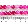 Natural Striped Agate/Banded Agate Beads Strands X-G-Z060-A01-B06-5