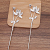 Iron Hair Stick Findings OHAR-PW0001-296S-1