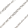 304 Stainless Steel Twisted Dapped Chains CHS-A016-28P-A-1