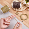 2 Rolls 2 Colors Waxed Cotton Cords YC-PH0001-52B-3