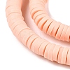 Flat Round Handmade Polymer Clay Beads CLAY-R067-6.0mm-13-2