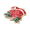 Christmas Theme Alloy Enamel Pendants X-ENAM-D060-04C-2