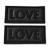 Computerized Embroidery Imitation Leather Self Adhesive Patches DIY-G031-01C-1