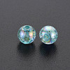 Transparent Crackle Acrylic Beads MACR-S373-66-L03-3