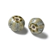 Vintage Porcelain Pumpkin Beads PORC-L080-H17-2