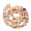 Natural Cherry Blossom Agate Beads Strands G-I351-B07-2