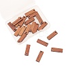 20Pcs Walnut Wood Pendants WOOD-CJ0001-25-3
