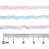 Transparent Painted Glass Beads Strands DGLA-A034-T1mm-A22-3