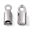 Tarnish Resistant 304 Stainless Steel Folding Crimp Ends STAS-R063-29-2