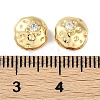 Brass Micro Pave Cubic Zirconia Beads KK-P283-22G-3