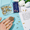 90Pcs 3 Colors Alloy Screw Clasps FIND-SC0012-06-3