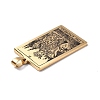 201 Stainless Steel Pendant STAS-B033-01G-03-3